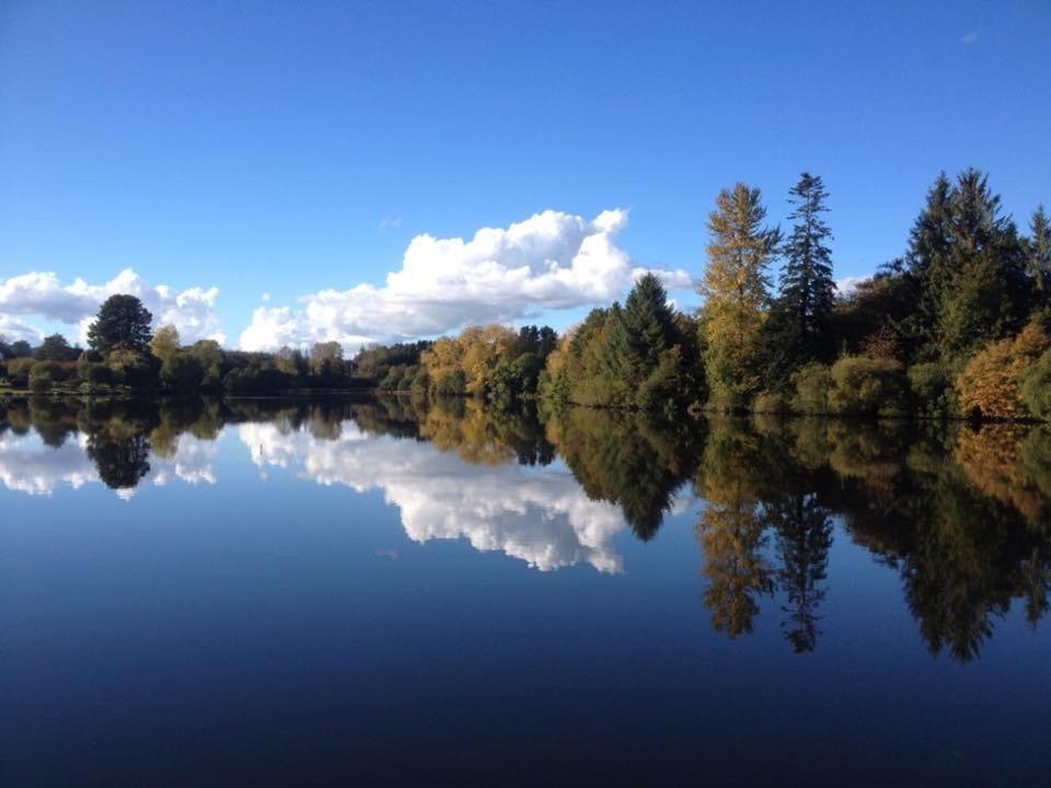 Vue sur le lac Huelgoat Extérieur photo